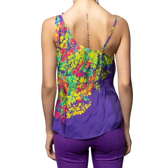 NWT Tracy Reese Hope for Flowers Corsage Cami Top Bright Floral Multi Medium - Picture 2 of 11